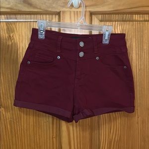 Maroon shorts